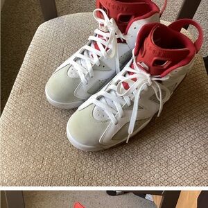 Jordan retro 6 Whitegym Red